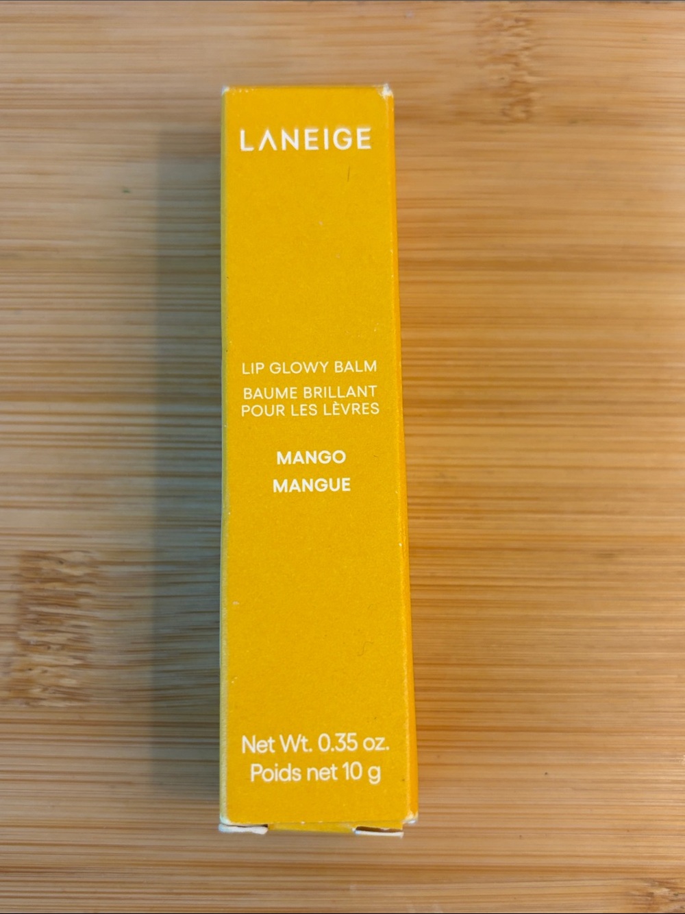 LANEIGE Lip Glowy Balm Mango - Bright Yellow